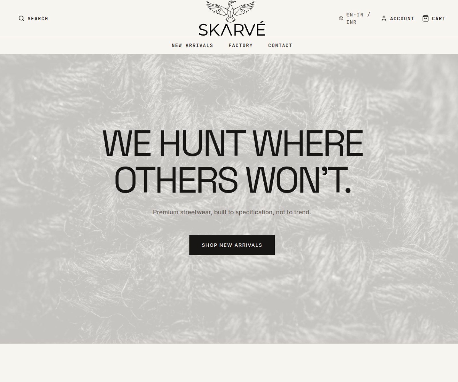 SKARVÉ homepage